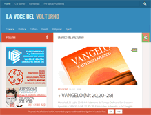 Tablet Screenshot of lavocedelvolturno.com